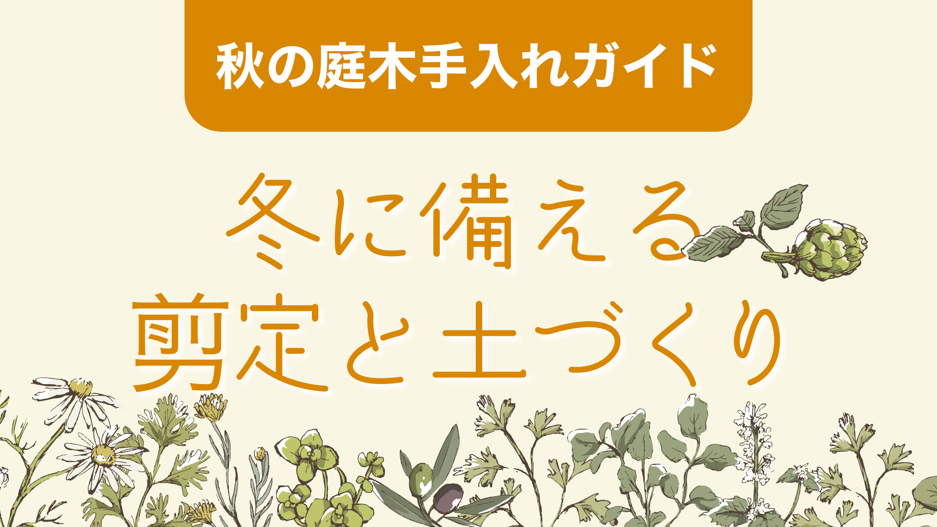 秋の庭木手入れガイド|冬に備える剪定と土づくり